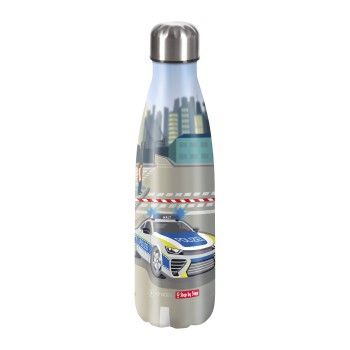 Isolierte Edelstahl-Trinkflasche Police Car Cody