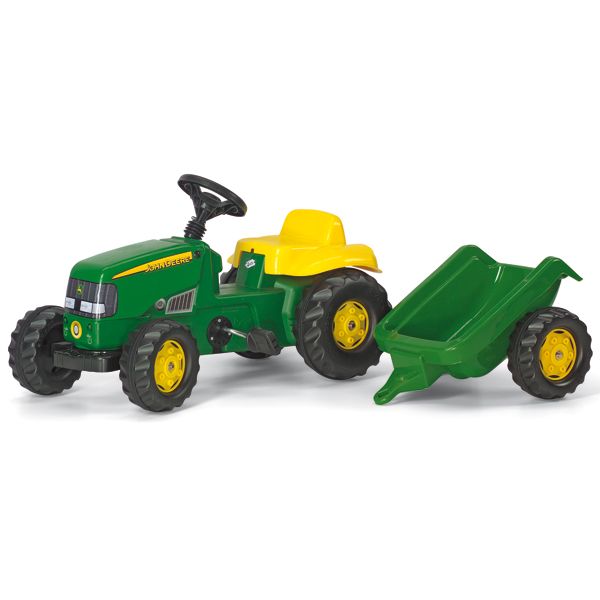 Kid John Deere+Anhänger