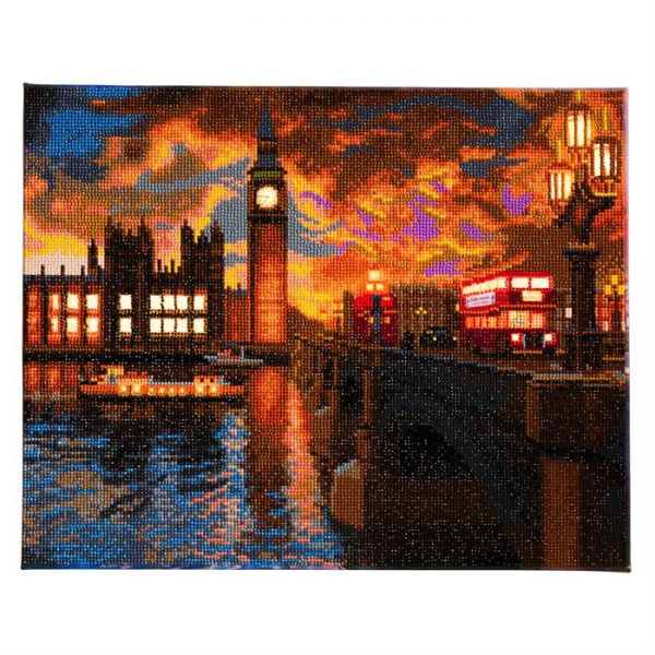 London Sunset, LED Crystal Art Kit