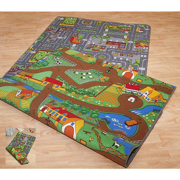 Spielteppich City/Farm Duoplay