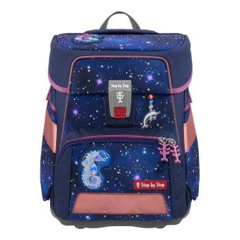 SPACE REFLECT Schulranzen-Set Star Seahorse Zoe, 5-teilig