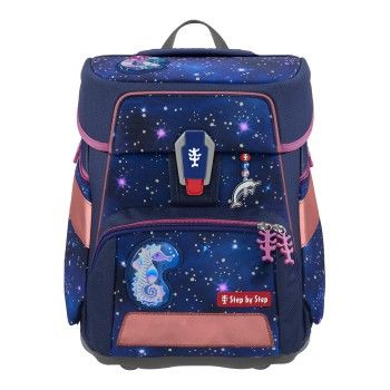 SPACE REFLECT Schulranzen-Set Star Seahorse Zoe, 5-teilig