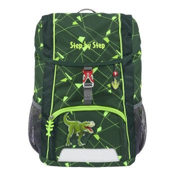 KID SHINE Rucksack-Set Dino Night Tyro, 3-teilig