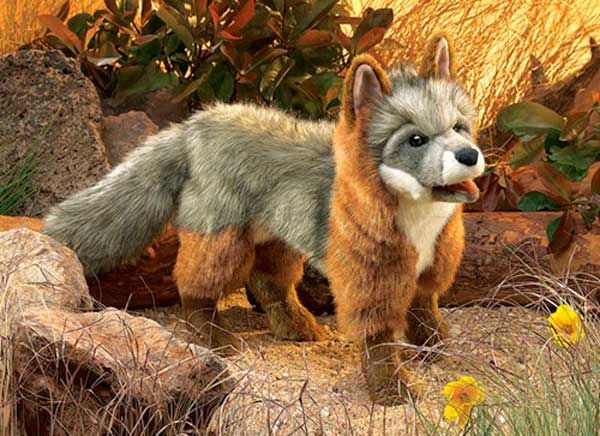 Handpuppe Graufuchs