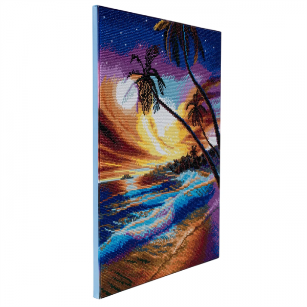 Tropical Beach, Crystal Art Kit