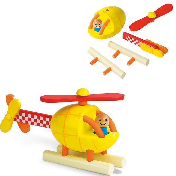 Magnetbausatz Helikopter 5tlg.