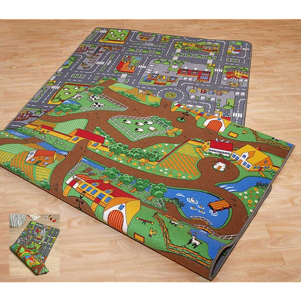 Spielteppich City/Farm Duoplay Teppiche / Spielmatten