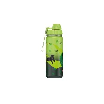 Isolierte Edelstahl-Trinkflasche Black Cat