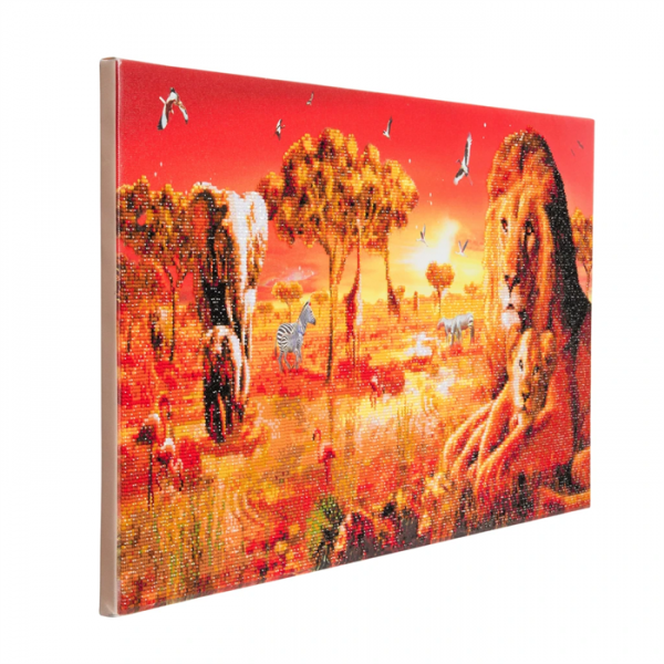 Safari Sunset, Crystal Art Kit