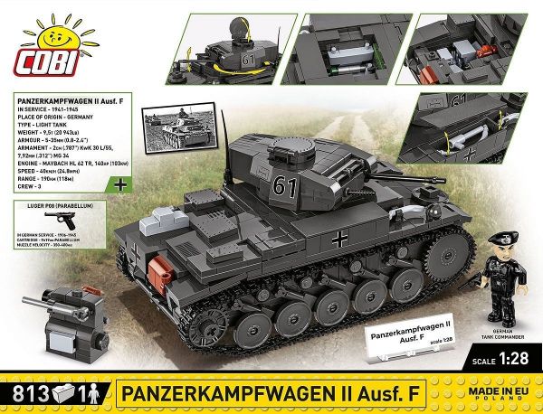 Panzerkampfwagen II / 812 pcs. PzKpfw II Ausf. F