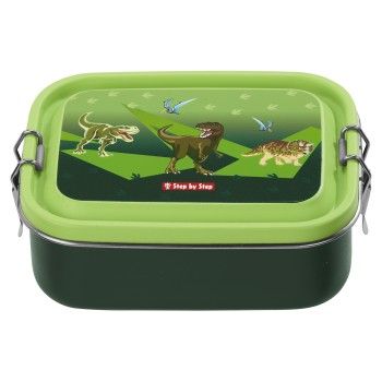 Edelstahl-Lunchbox Dino