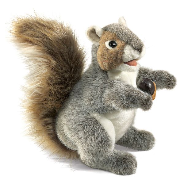 Handpuppe graues Eichhörnchen