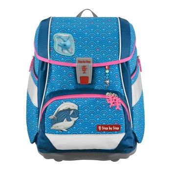 2IN1 PLUS Schulranzen-Set Dolphin Pippa, 6-teilig