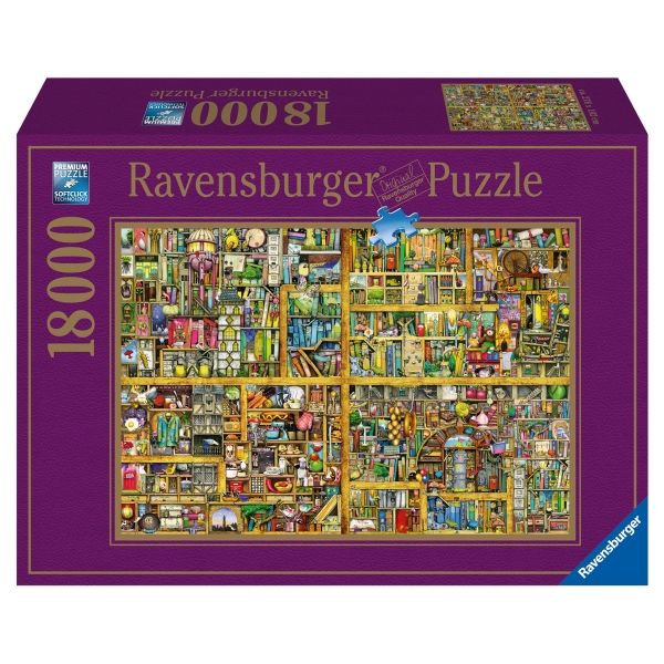 Puzzle Magisches Bücherregal