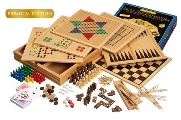 Holz-Spielesammlung 100, Premium Edition